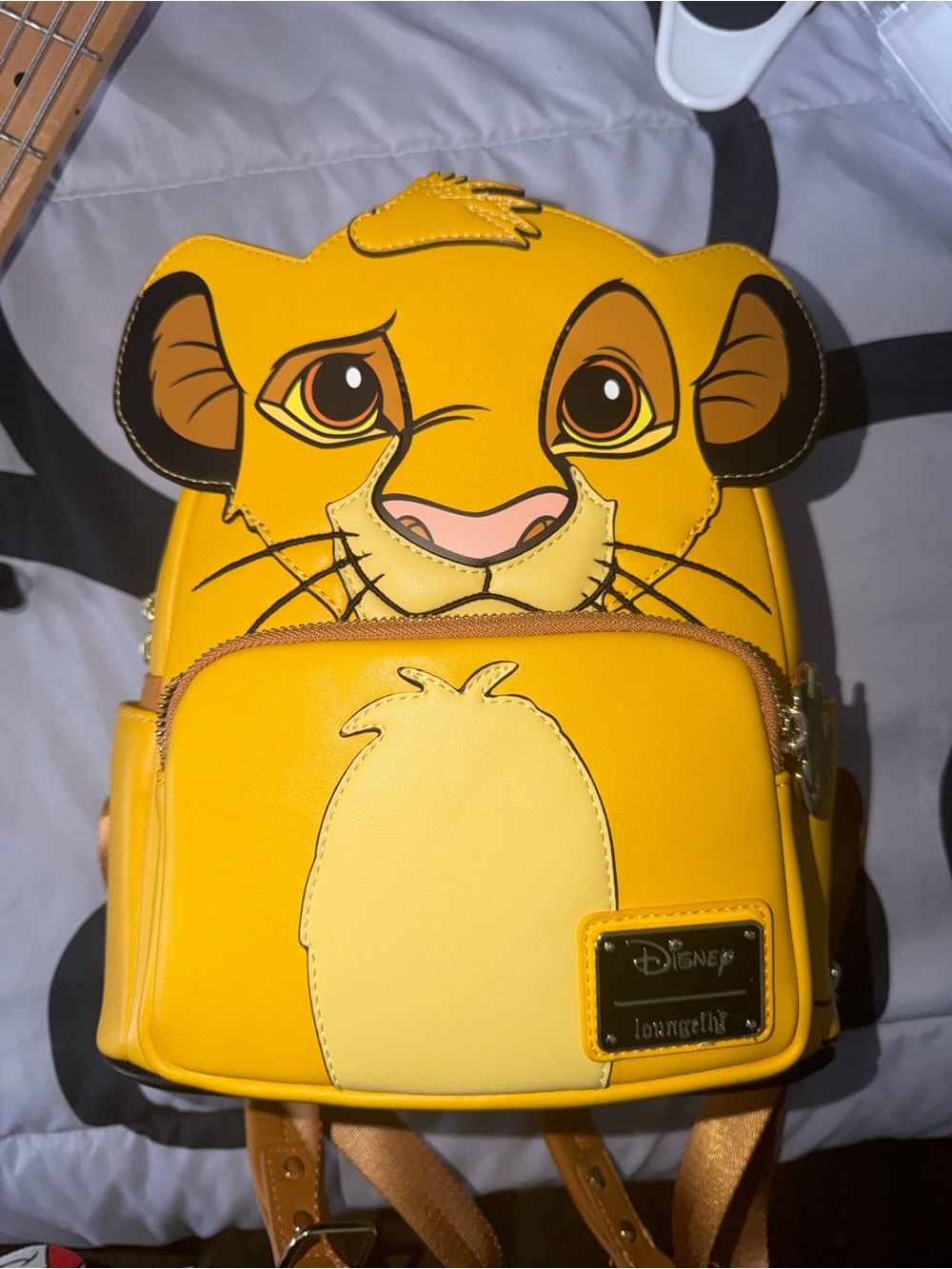 Loungefly The Lion King Simba Yellow Mini Backpack